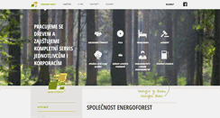 Desktop Screenshot of energoforest.cz